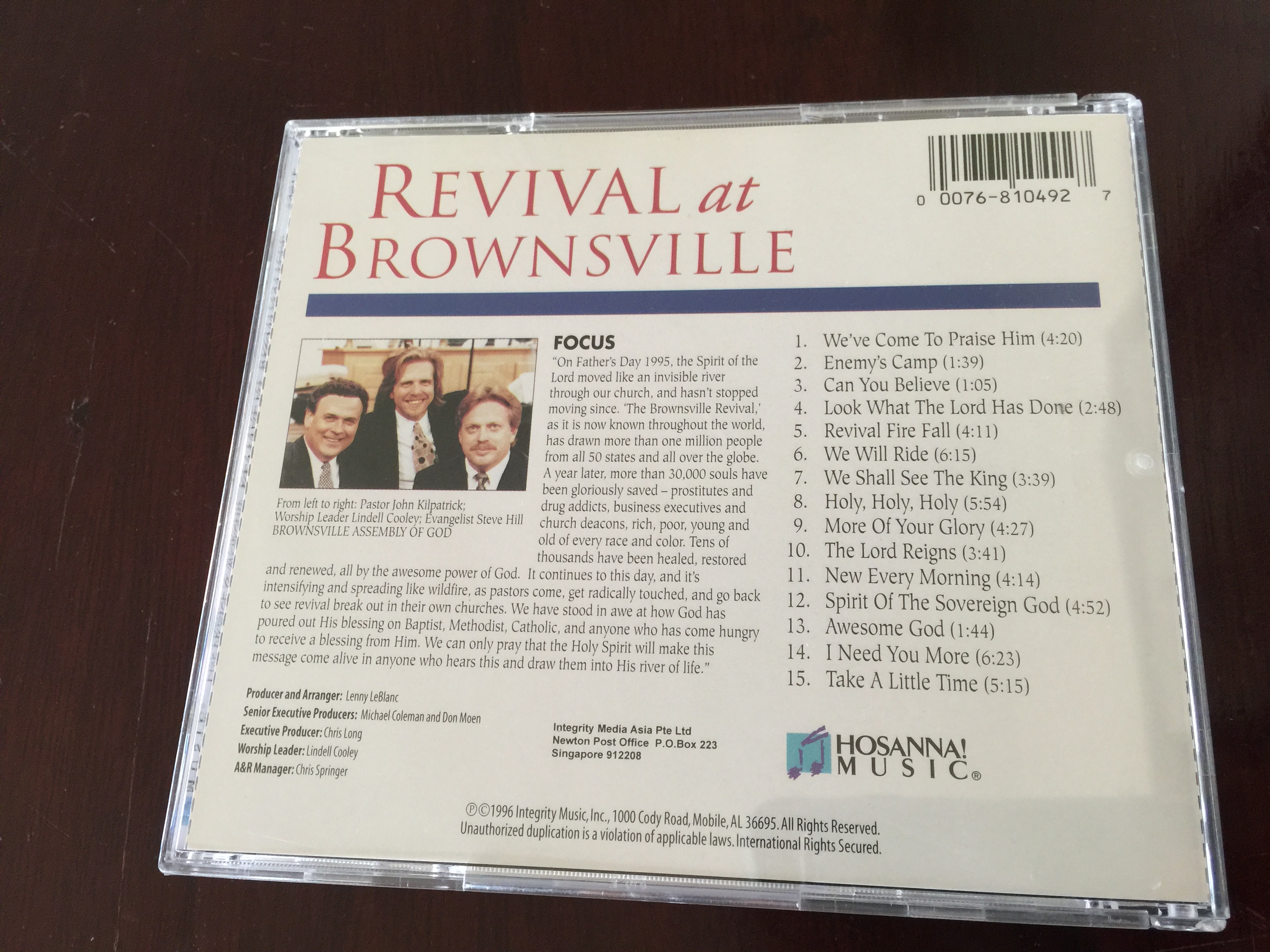 Revival at Brownsville - Recorded Live in Pensacola Florida 1